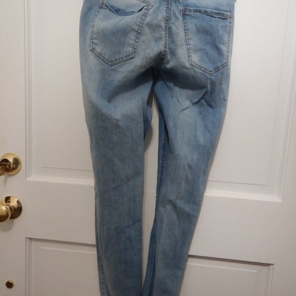 Refuge Overalls Size 8 Distressed Denim - Picture 3 of 7